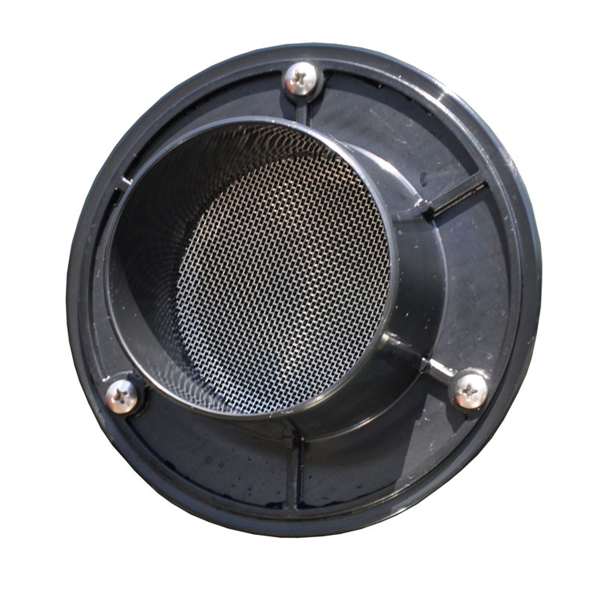 Bushman Rainwater Harvest Overflow Assembly — 3in., Stainless Steel Mosquito Screen, Model# BCS120006-1